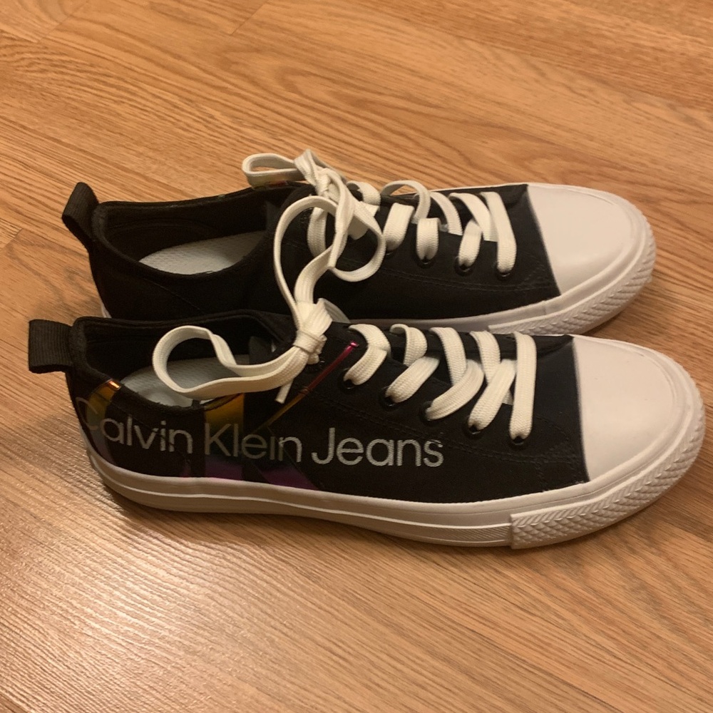 Calvin Klein Black and White Women’s Sneakers